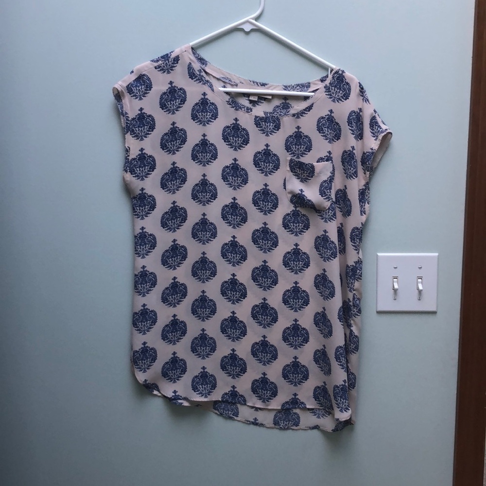 Size small Loft sheer top.